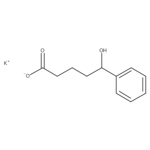 Potassium 5-hydroxy-5-phenylpentanoate Structure