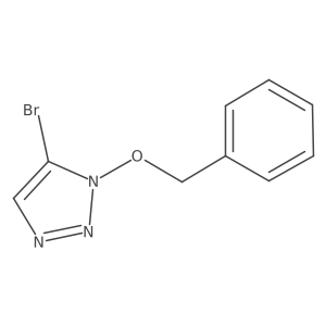 1-(benzyloxy)-5-bromo-1H-1,2,3-triazole结构式