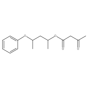 (1R,3S)-1-Methyl-3-phenoxybutyl 3-oxobutanoate Structure