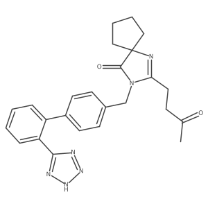 Desbutyl-(omega-1)-ketobutyl irbesartan Structure