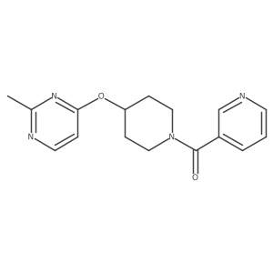(4-((2-Methylpyrimidin-4-yl)oxy)piperidin-1-yl)(pyridin-3-yl)methanone Structure