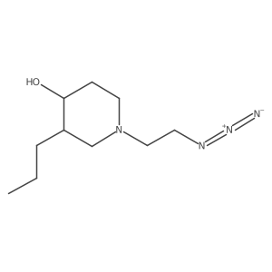 1-(2-Azidoethyl)-3-propylpiperidin-4-ol结构式