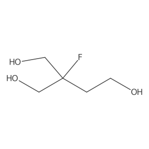 2-Fluoro-2-(hydroxymethyl)butane-1,4-diol结构式