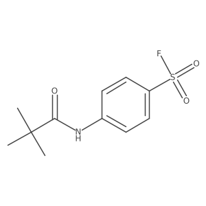 4-(2,2-Dimethylpropanamido)benzene-1-sulfonyl fluoride Structure