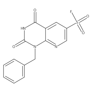 1-benzyl-2,4-dioxo-1H,2H,3H,4H-pyrido[2,3-d]pyrimidine-6-sulfonyl fluoride结构式