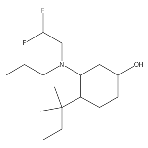 3-[(2,2-Difluoroethyl)(propyl)amino]-4-(2-methylbutan-2-yl)cyclohexan-1-ol Structure