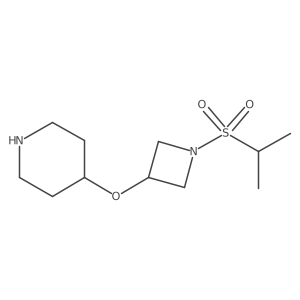 4-{[1-(Propane-2-sulfonyl)azetidin-3-yl]oxy}piperidine结构式