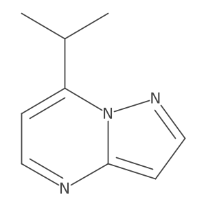 7-Isopropylpyrazolo[1,5-a]pyrimidine Structure