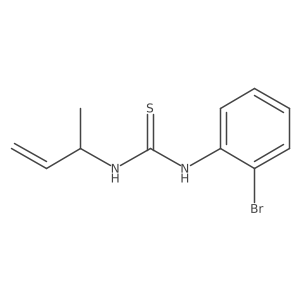 1-(2-Bromophenyl)-3-(but-3-en-2-yl)thiourea Structure