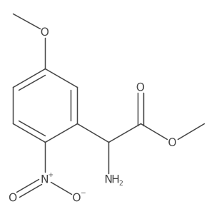 Methyl 2-amino-2-(5-methoxy-2-nitrophenyl)acetate Structure
