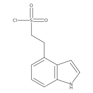 2-(1H-indol-4-yl)ethane-1-sulfonyl chloride结构式