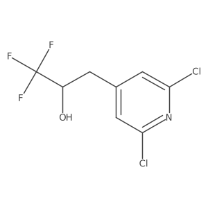 3-(2,6-Dichloropyridin-4-yl)-1,1,1-trifluoropropan-2-ol Structure