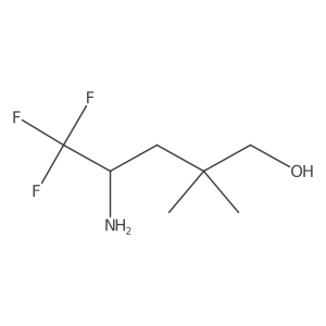 4-Amino-5,5,5-trifluoro-2,2-dimethylpentan-1-ol Structure