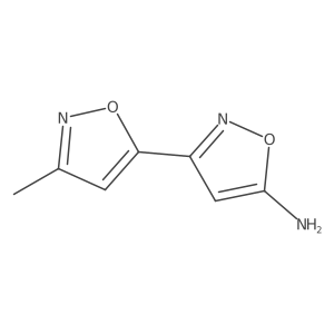 3-(3-Methyl-1,2-oxazol-5-yl)-1,2-oxazol-5-amine结构式
