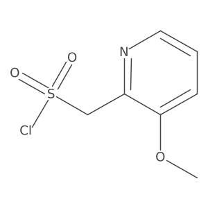 (3-Methoxypyridin-2-yl)methanesulfonyl chloride Structure