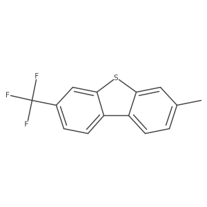 3-Methyl-7-(trifluoromethyl)dibenzo[b,d]thiophene结构式