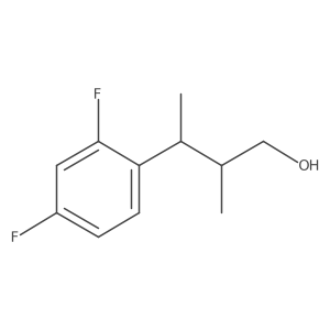 3-(2,4-Difluorophenyl)-2-methylbutan-1-ol结构式