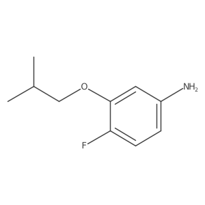 4-Fluoro-3-isobutoxy-phenylamine结构式