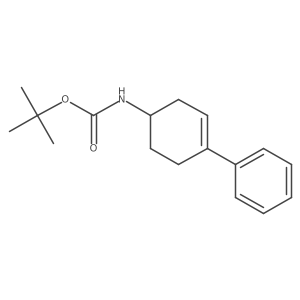 tert-Butyl N-(4-phenylcyclohex-3-en-1-yl)carbamate结构式