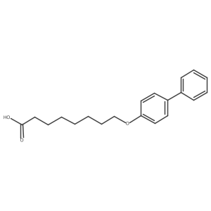 8-([1,1a(2)-Biphenyl]-4-yloxy)octanoic acid Structure