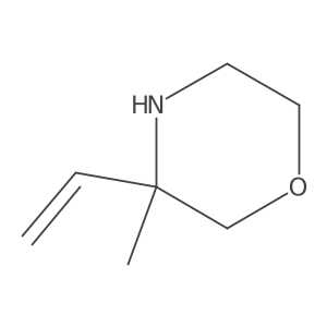 3-Ethenyl-3-methylmorpholine结构式
