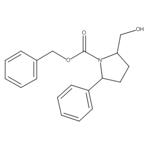Benzyl 2-(hydroxymethyl)-5-phenylpyrrolidine-1-carboxylate Structure