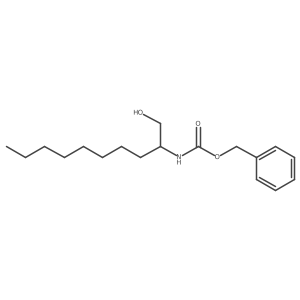 benzyl N-(1-hydroxydecan-2-yl)carbamate结构式
