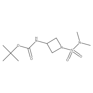 tert-butyl N-[1-(dimethylsulfamoyl)azetidin-3-yl]carbamate Structure