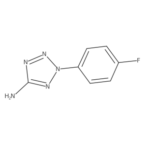 2-(4-Fluorophenyl)-2H-tetrazol-5-amine结构式