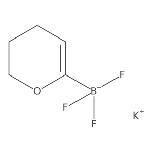 potassium(3,4-dihydro-2H-pyran-6-yl)trifluoroboranuide结构式