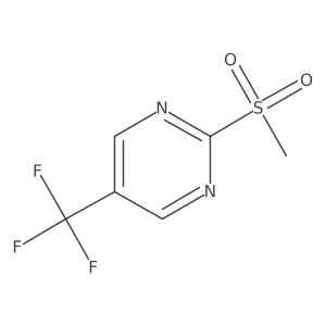 2-(Methylsulfonyl)-5-(trifluoromethyl)pyrimidine结构式