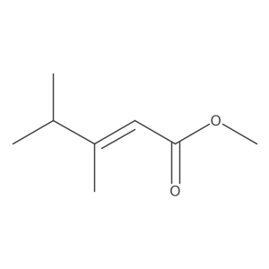 methyl (2E)-3,4-dimethylpent-2-enoate结构式
