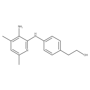 2-{4-[(3-Amino-4,6-dimethyl-2-pyridinyl)amino]phenyl}ethanol Structure