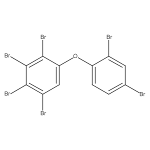 2,2',3,4,4',5-Hexabromodiphenyl ether结构式