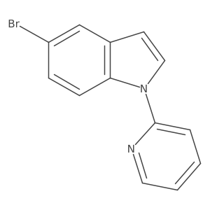 5-Bromo-1-(2-pyridyl)-1H-indole Structure