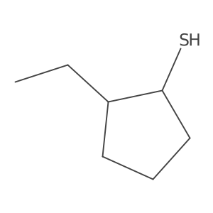 2-Ethylcyclopentane-1-thiol结构式