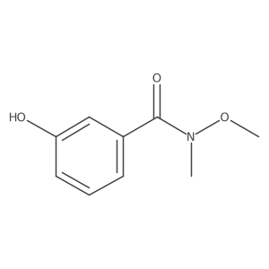 3-hydroxy-N-methoxy-N-methylbenzamide Structure