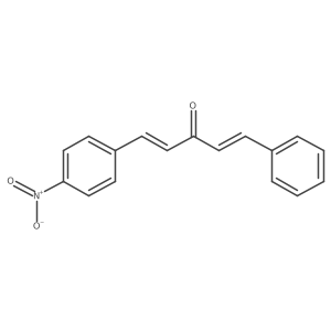 (1E,4E)-1-(4-Nitrophenyl)-5-phenylpenta-1,4-dien-3-one结构式