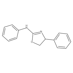(4S)-N,4-Diphenyl-4,5-dihydro-1,3-oxazol-2-amine结构式