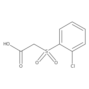 2-(2-Chlorobenzenesulfonyl)acetic acid Structure