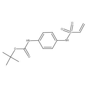 Tert-butyl 4-(vinylsulfonamido)phenylcarbamate Structure