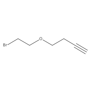 4-(2-Bromoethoxy)but-1-yne Structure
