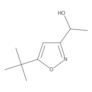 1-(5-t-Butyl-isoxazol-3-yl)ethanol结构式