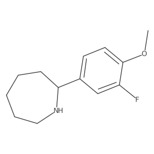 2-(3-Fluoro-4-methoxyphenyl)azepane Structure