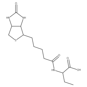 N-alpha-Biotinoyl-2-DL-aminobutyric acid (Biotinyl-DL-Abu-OH) Structure