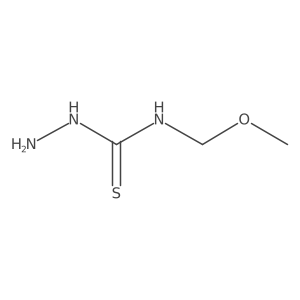N-(Methoxymethyl)-hydrazinecarbothioamide Structure