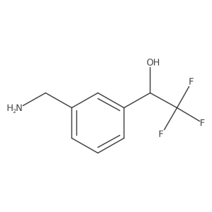 1-(3-(Aminomethyl)phenyl)-2,2,2-trifluoroethanol结构式