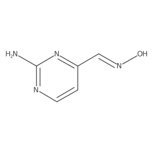 4-[(Hydroxyimino)methyl]pyrimidin-2-amine Structure
