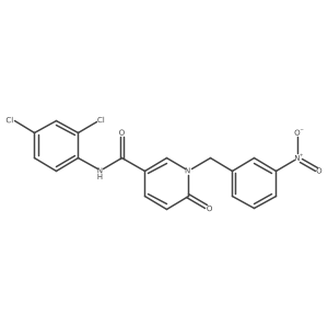 N-(2,4-dichlorophenyl)-1-(3-nitrobenzyl)-6-oxo-1,6-dihydropyridine-3-carboxamide Structure