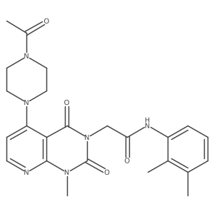 2-(5-(4-acetylpiperazin-1-yl)-1-methyl-2,4-dioxo-1,2-dihydropyrido[2,3-d]pyrimidin-3(4H)-yl)-N-(2,3-dimethylphenyl)acetamide Structure